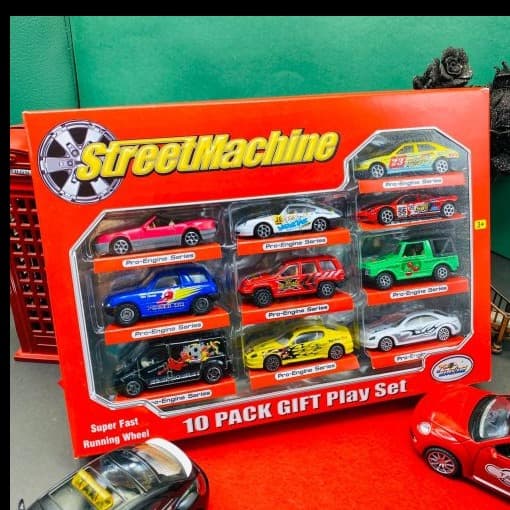 Street Machine Pack of 10 Sport Cars  TZP1