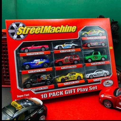 Street Machine Pack of 10 Sport Cars  TZP1