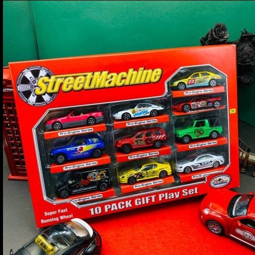 Street Machine Pack of 10 Sport Cars  TZP1