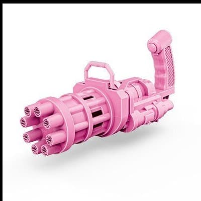 Bubble Gun Bubble Blaster 8-Hole Automatic Bubble Maker Machine Electric Bu